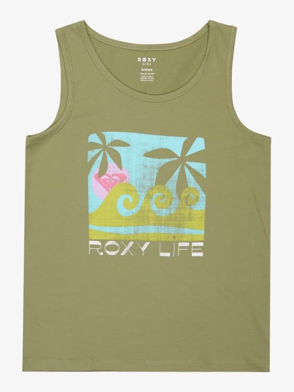 Miaregular Vintage - Camisola de alças Verde Raparigas 4-16