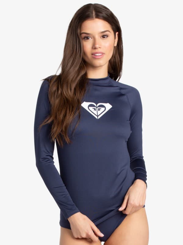 Whole Hearted - Licra protetora de manga comprida com UPF 50 Azul Mulher