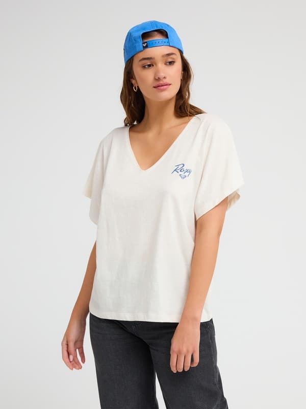 Nightfall - Camiseta de manga curta Dolmen Branco Mulher