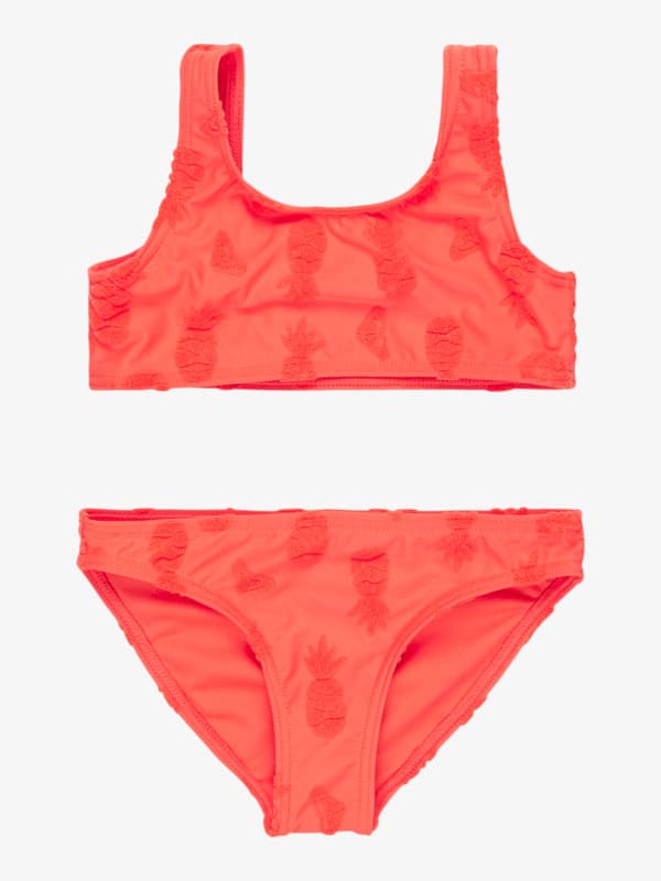 Pineapple Pop - Conjunto de banho de duas peças Laranja Raparigas 2 - 7
