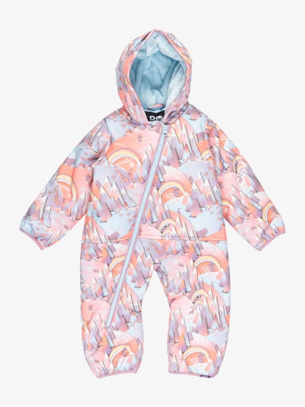 Rose - Fato de snow Laranja Bebés