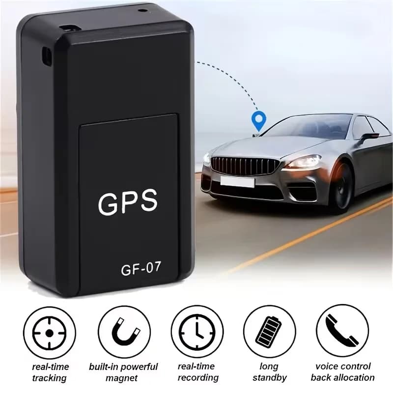 Mini rastreador GPS magnético, USB portátil, cobertura global, fixação magnética forte para animais de estimação e veículos