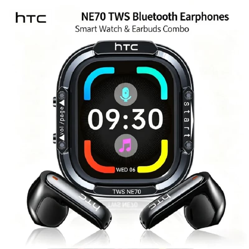 Fones de Ouvido Sem Fio NE70 TWS Bluetooth 5.3 com Cancelamento de Ruído ENC, IPX5 à Prova d'Água, Baixa Latência para Jogos, HiFi Estéreo,