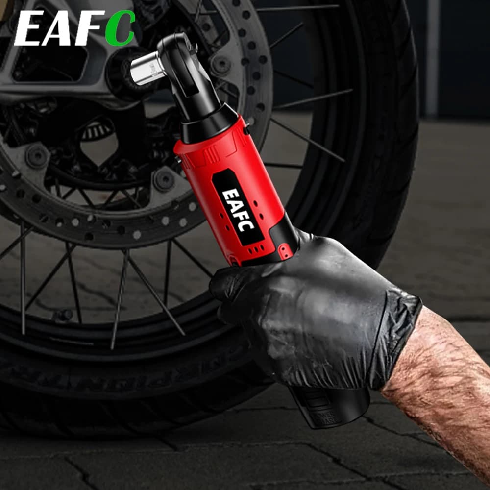 Chave de catraca elétrica EAFC 3/8 Polegada 45N.M Torque máximo com luz LED com bateria de íon-lítio e carregador rápido para reparo de