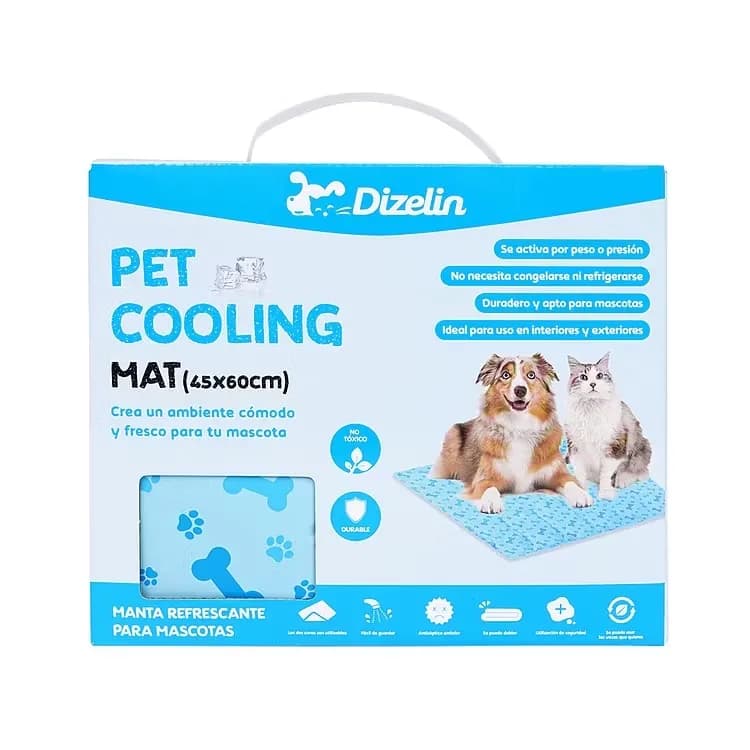 Tapete Auto-Refrigerante para Cães e Gatos, para Sofá, Cama ou Carro, Tapete Lavável para Animais de Estimação, para Animais Pequenos, Médios e