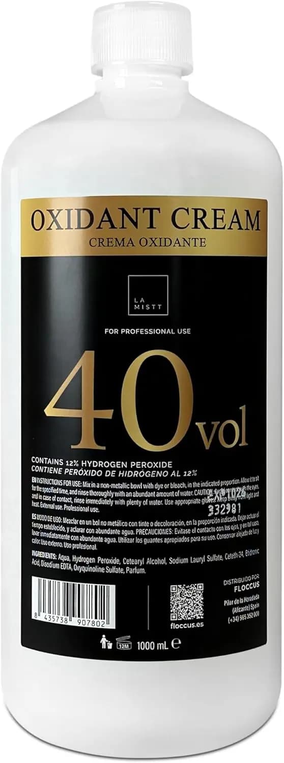 Creme oxigenado 40 Vol (12%) para corantes 1000 ml |   Desqueeza profissional de cabelo