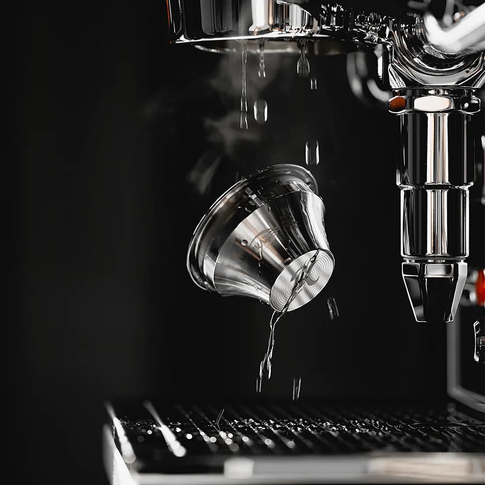 Cesto de Filtro de Portafiltro de Espresso de Diâmetro Variável IKAPE, Precisão e Alta Extração para Portafiltro Sem Fundo de 54mm/58mm