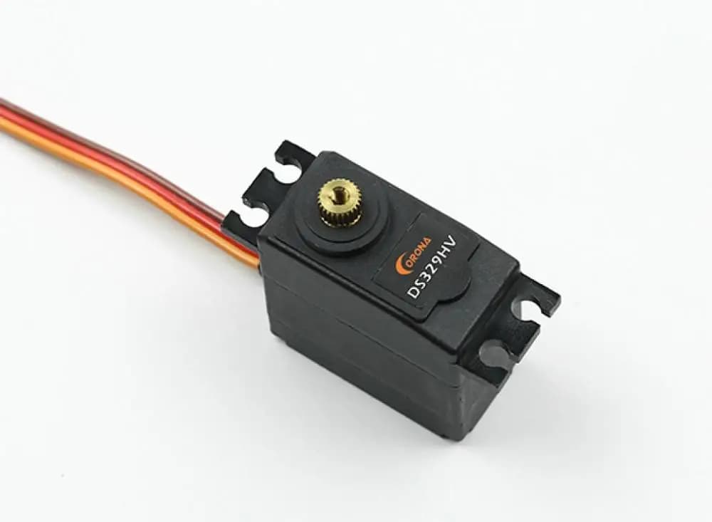 Corona-mini servomotor digital de metal, ds329hv, 4.5kg, 0.09sec, 32g, para avião de asa fixa rc