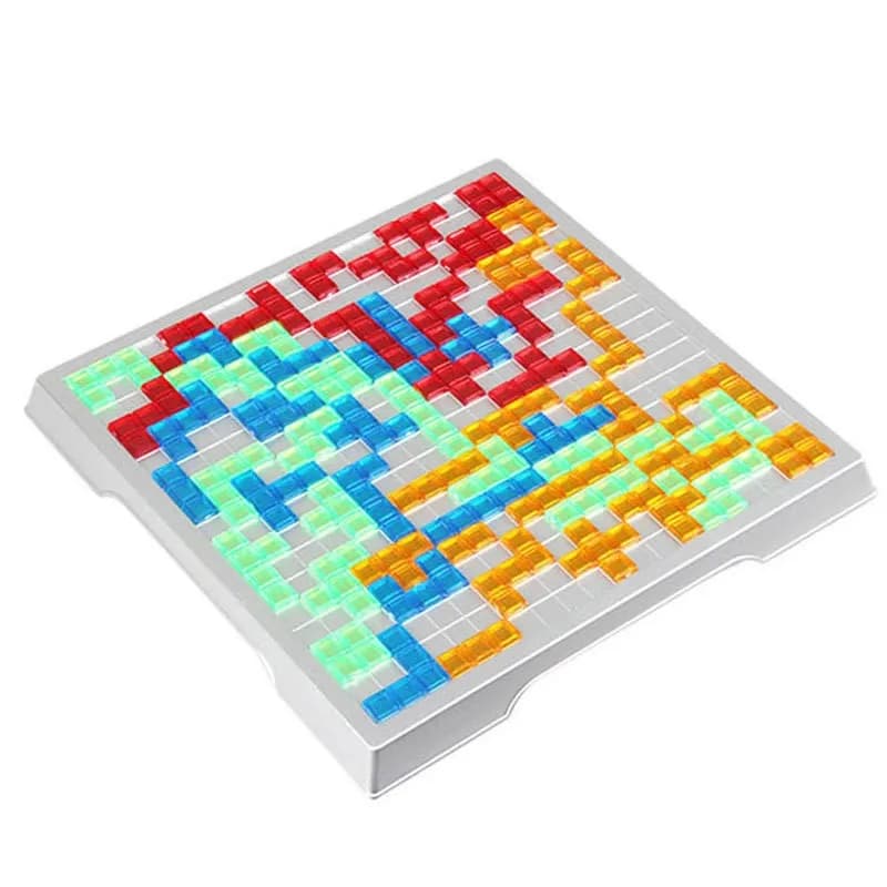 Quebra-cabeça intelectual blokus jogo de tabuleiro versão em inglês jogos de festa para crianças brinquedo crianças tos jogo de família 2