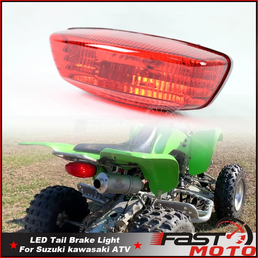 Conjunto da lâmpada do freio traseiro para Kawasaki ATV, KFX400, KSF400, KFX, KSF, Suzuki LT-F250, LTF, LTZ, LTA, ltf, ltz 400, 35710-03G30