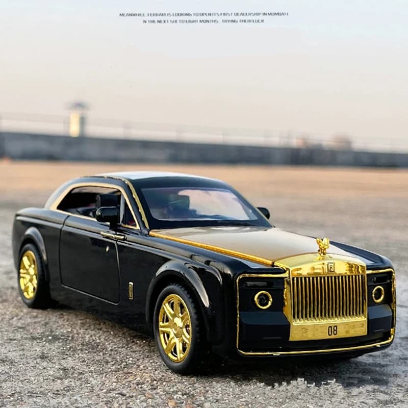 Rolls-Royce Sweptail Luxo Modelo De Liga De Carro, Diecasts E Veículos De Brinquedo, Brinquedo De Metal, Coleção De Modelo De Carro, Presente Dos