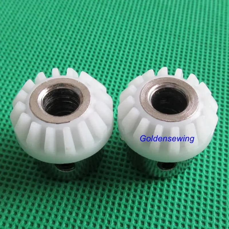 2 engrenagens de eixo superior vertical # 155819   para SINGER 247 413 416 418 457 466 476 477 478
