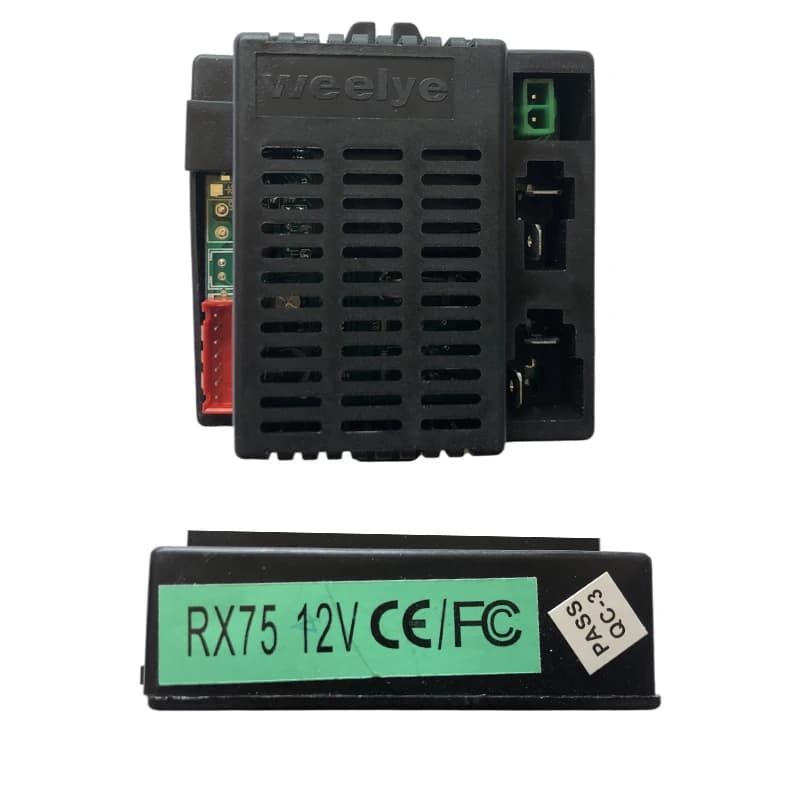 Weelye 12v rx75 ce fcc crianças passeio elétrico no carro veículo bluetooth caixa de controle remoto unidade receptor controlador placa-mãe