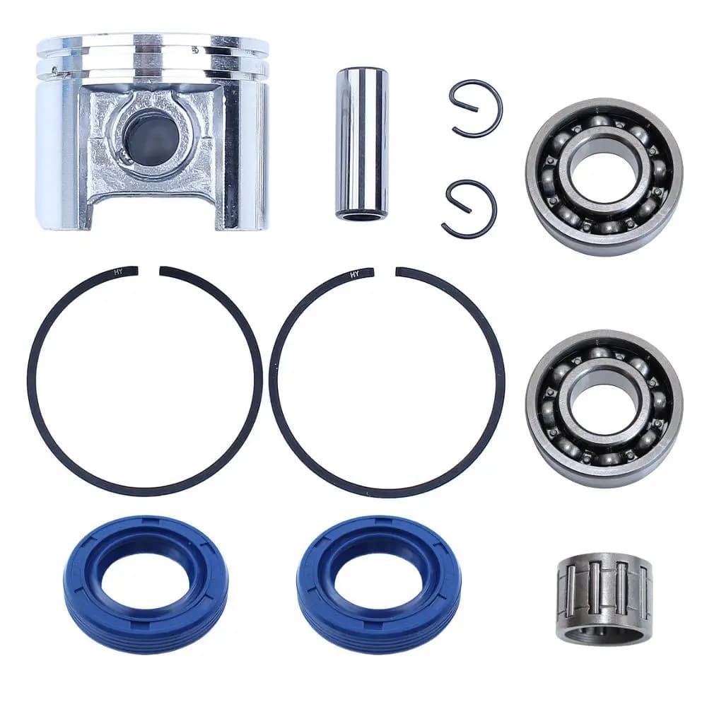 Kit de rolamento de manivela para eixo de virabrequim, rolamento de agulha para vedação de óleo de pistão 42.5mm para stihl 025 ms250 ms 250