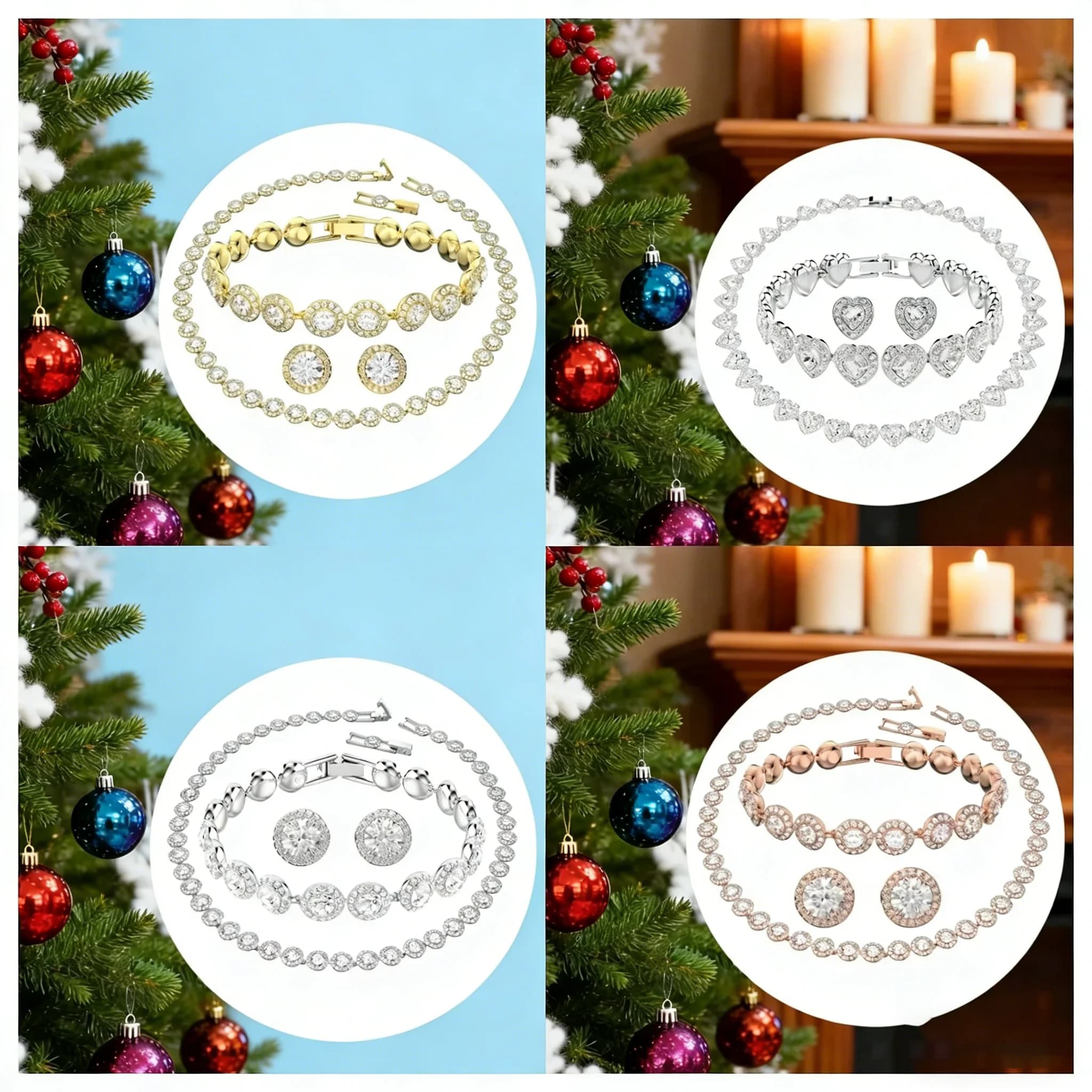 Novas Decorações de Natal 2026: Pingente de Anjo de Natal Estilo SW (Conjunto)