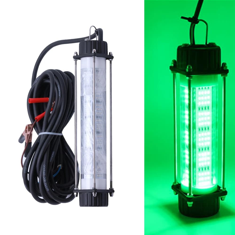1 luz de pesca de alta potência com uma ampla gama de luzes de pesca para atrair efetivamente peixes subaquáticos