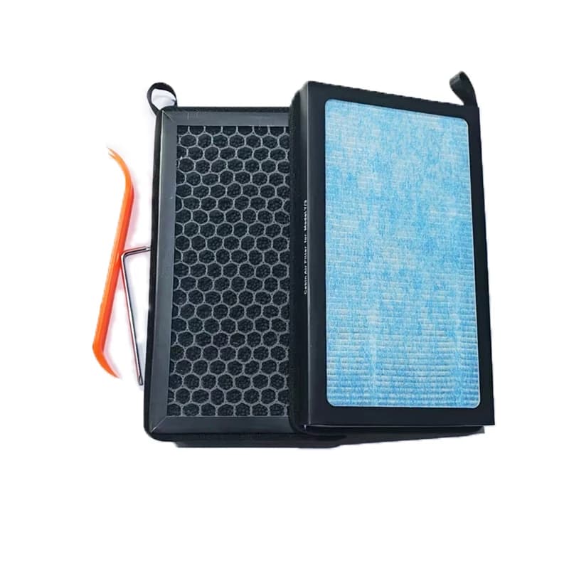 1107681-00-A 2 peças para tesla modelo 3 modelo y hepa N952017-2026 filtro de ar mais limpo de carvão ativado