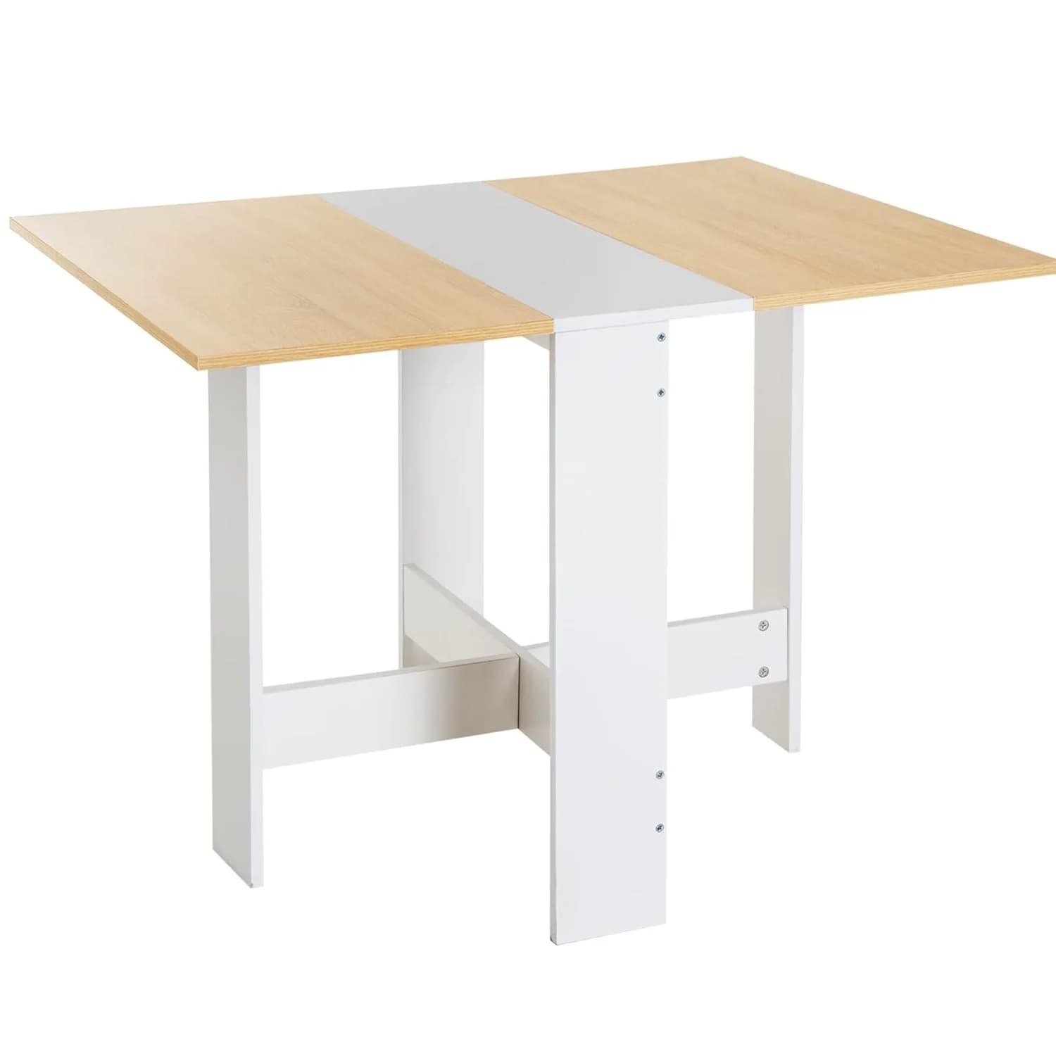 Mesa dobrável para sala de estar para 4-6 pessoas - L 104x76x74 cm