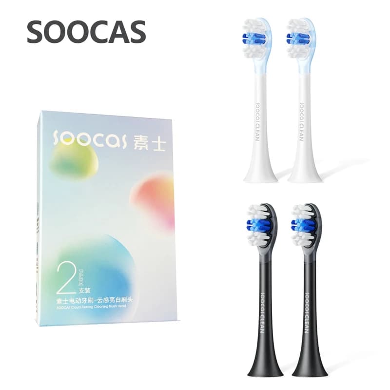 Soocas original x3s substituição cabeças de escova de dentes soocas x3u/x3pro/d2/d3s/d5 sonic cabeça da escova de dentes elétrica jatos