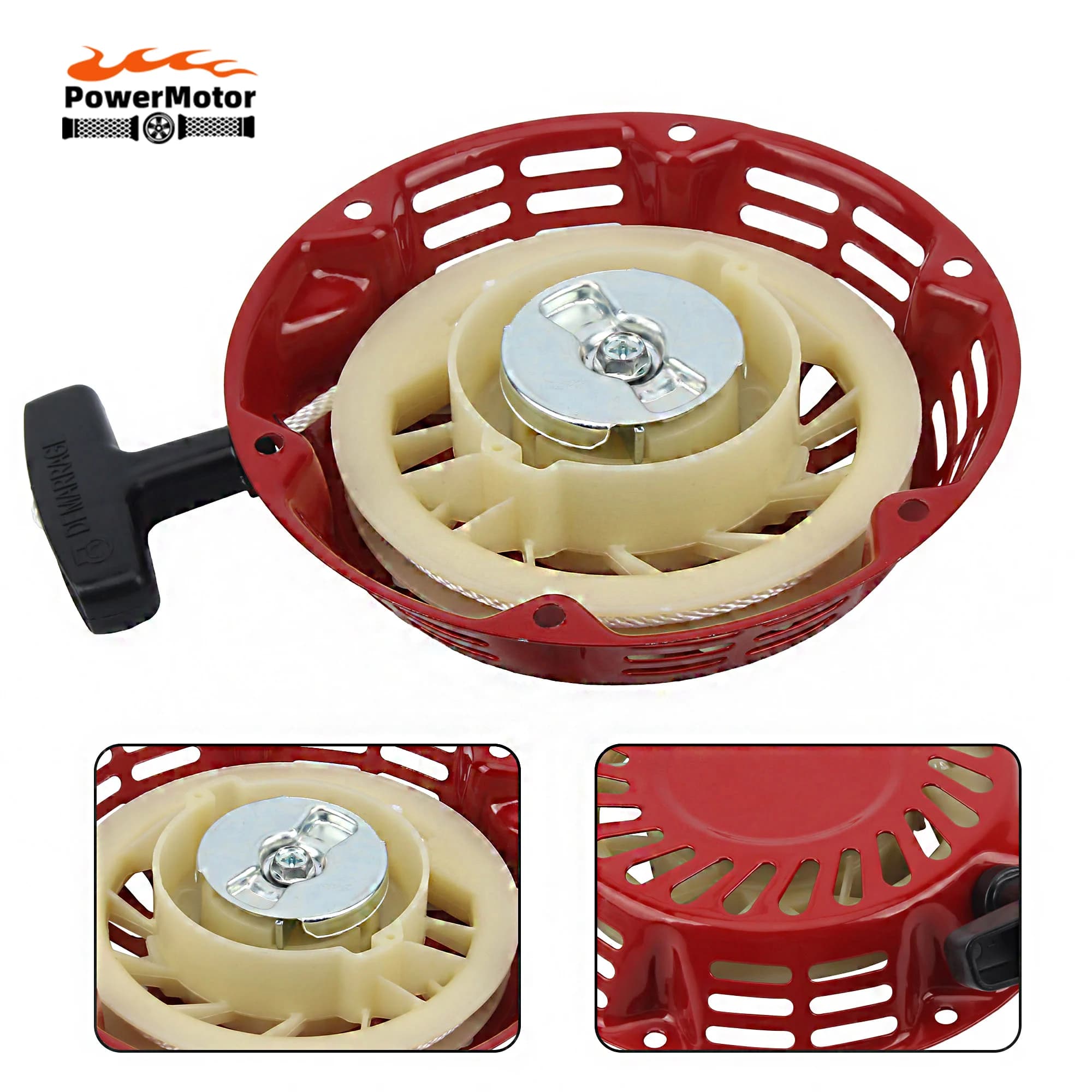 Kit de Partida Retrátil para Motores Honda GX160 GX168 GX200 5.5/6.5HP (Gerador/Motor)