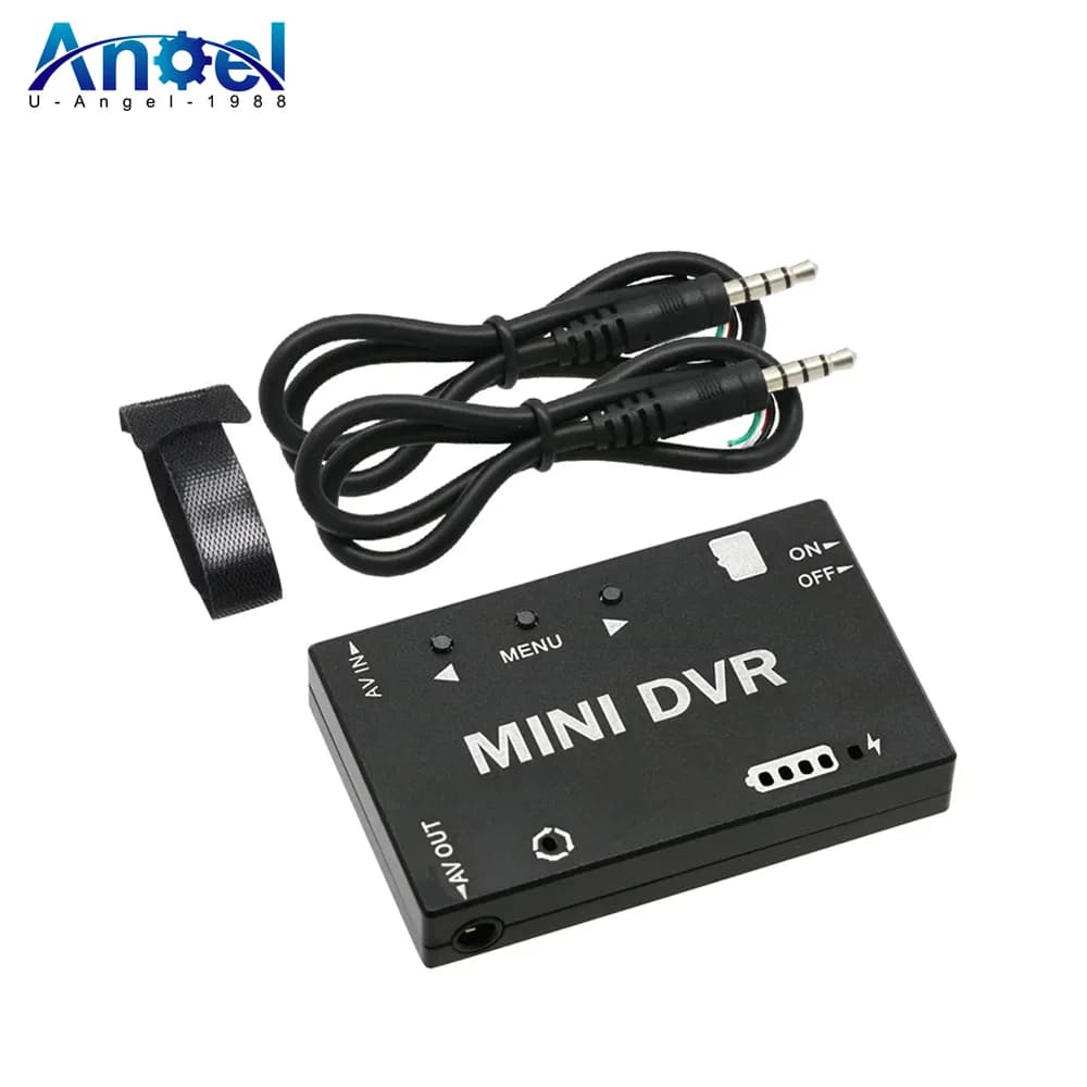 Gravador fpv mini módulo fpv dvr ntsc/pal comutável bateria embutida gravador de áudio e vídeo fpv para modelos rc corrida fpv drone