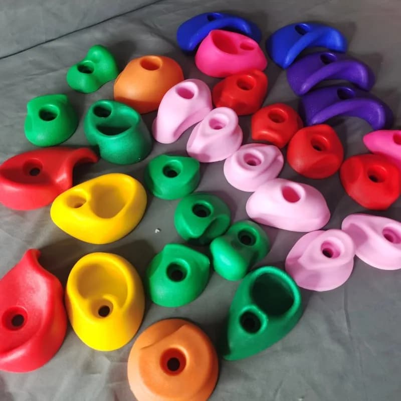 30 pçs/set escalada detém madeira parede escalada pedras brinquedos crianças playground jogo mão pés segurar kit aperto ao ar livre indoor jogo
