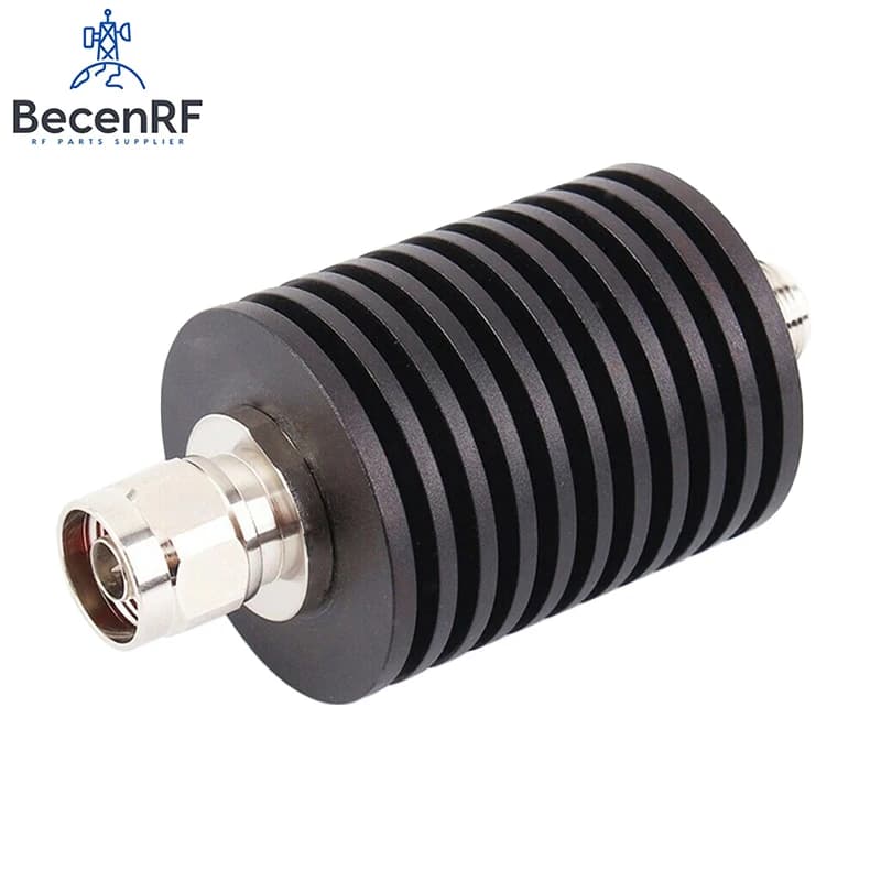 Atenuador fixo rf 50w DC-3Ghz 4ghz conector tipo n 1db,2db,3db,5db,6db,10db,15db,20db,30db,40db,50db