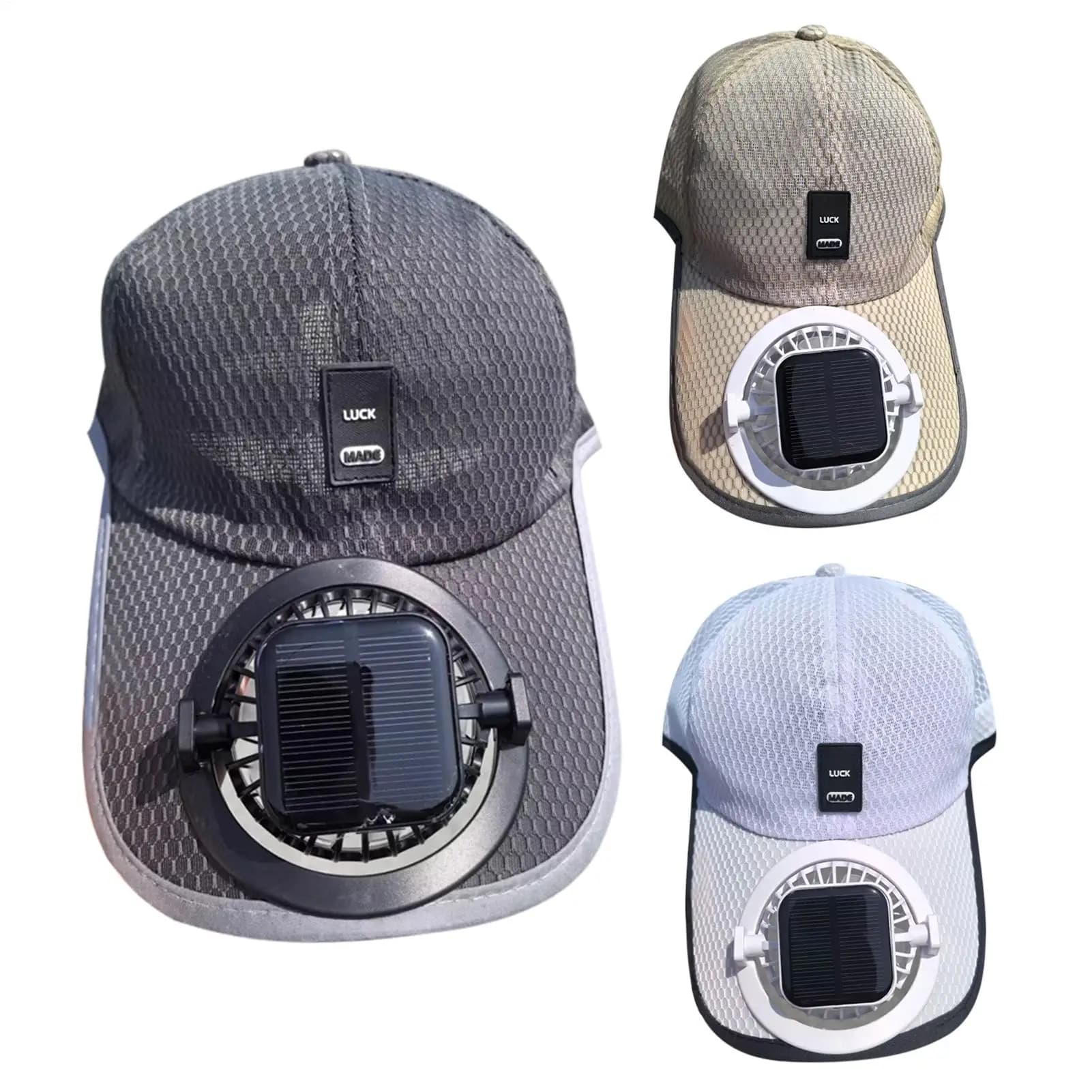 Verão masculino feminino ventilador chapéu de beisebol protetor solar chapéu de beisebol com ventilador solar ventilador de carregamento usb