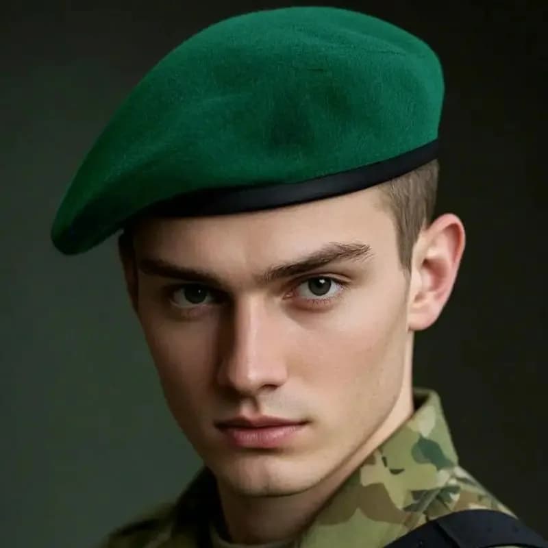 1pc masculino boina de lã ajustável chapéu cor sólida preto homem lã boné para ao ar livre todas as estações durável versátil clássico