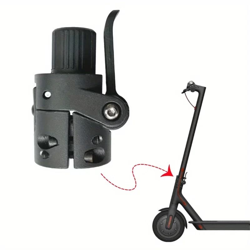 Base dobrável para scooter elétrica, conjunto dobrável para xiaomi m365 pro, peças de reposição de base dobrável de metal sólido