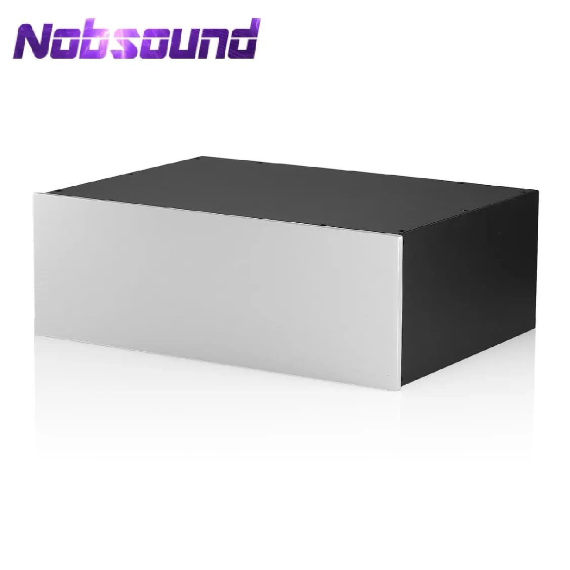 Nobsound-Grande Habitação De Alumínio Para Amplificador HiFi, DIY Amp, Preamp Chassis, 430x300x150mm