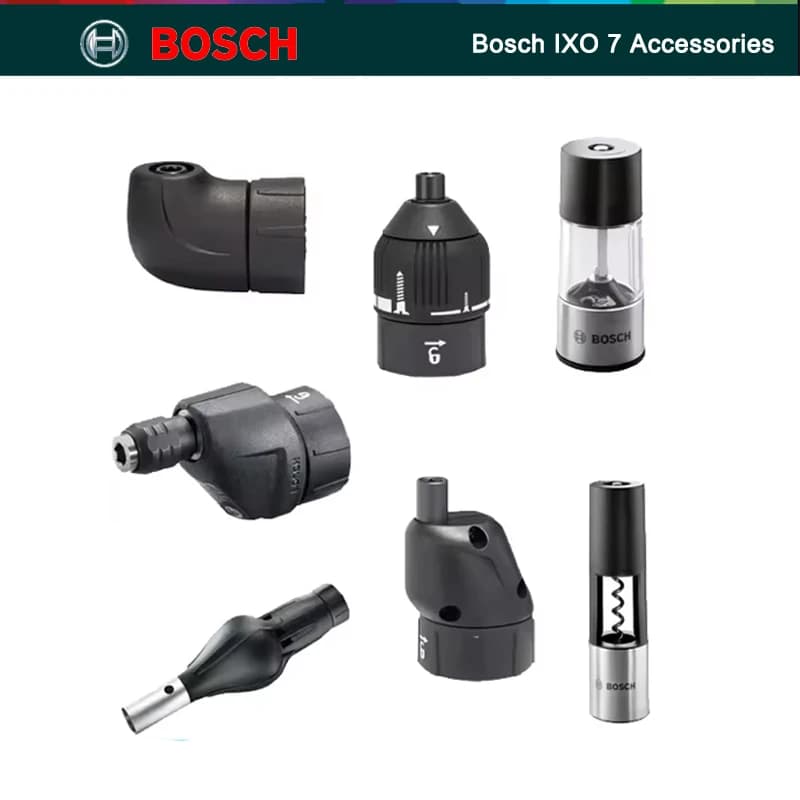 Bosch ixo chave de fenda elétrica acessórios ferramentas elétricas multifuncionais doméstico pequeno acessório ixo7 variedade acessórios