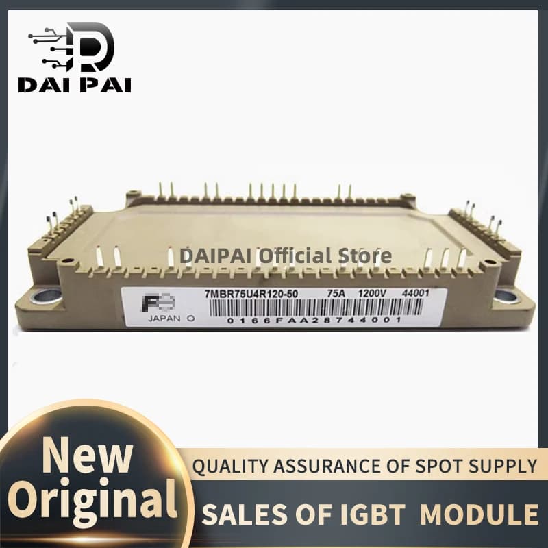 Módulo IGBT original, 7MBR75UR120-50 7MBR75U4R120-50, novo
