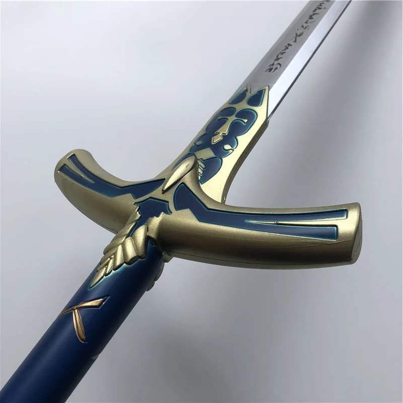 Espada de Cosplay Pu Knife Sword Saber Alter Excalibur 1:1 da série Stay Night, Réplica da Espada Caliburn da Pedra, 109cm