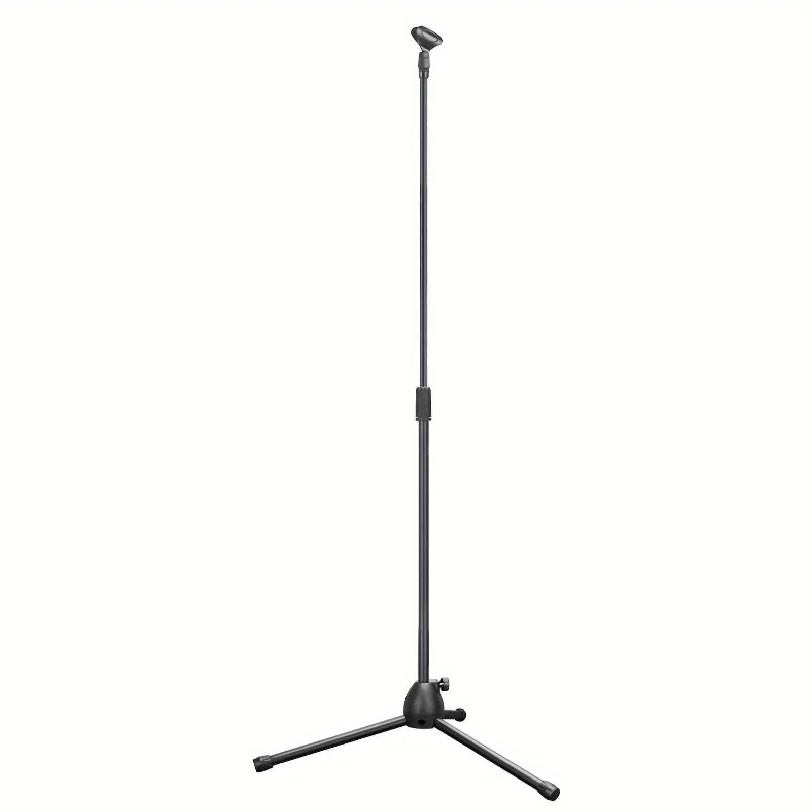 Microfone de Performance, Microfone de Chão, Suporte de Palco, Suporte para Microfone de Canto de Guitarra, Adequado para Diferentes Alturas e