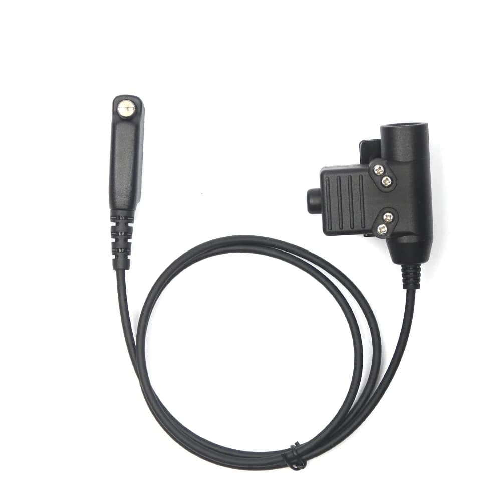 Tático u94 ptt para comtac msa earmor tca tri nato plug fones de ouvido para separação stp8000 stp8030 stp8035 stp8038 rádio