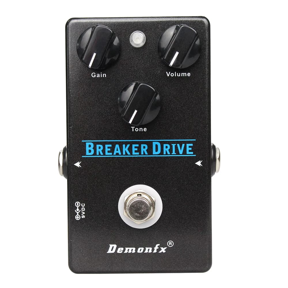 Demonfx-guitarra efeito pedal buraco dispositivo, azul disjuntor, Overdrive distorção, novo, alta qualidade