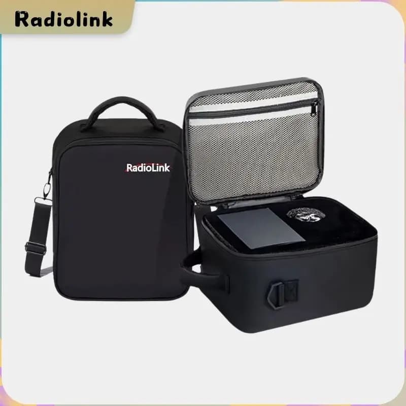 Radiolink novo saco de armazenamento rc8x saco de mão de pele dura carregando bolsa de ombro portátil proteger substituição original flysky nobre
