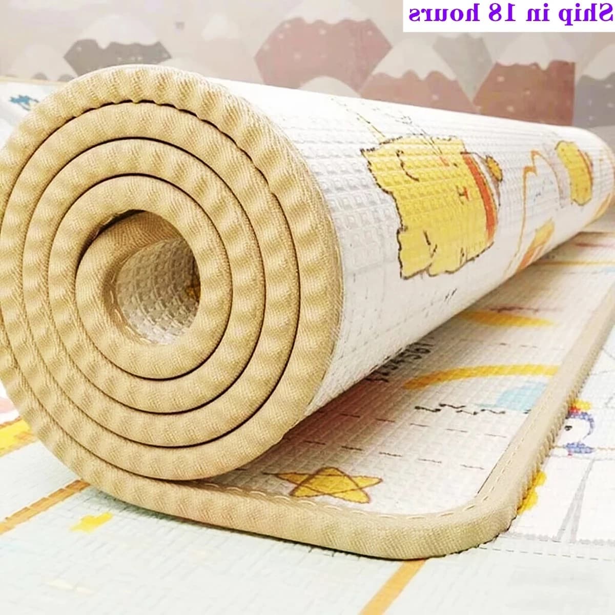 Tapete de jogo para crianças 200x1 0/180x1 0/180x120cm grosso tapete de segurança amigável rastejando tapetes de jogo dobrável tapete playmat