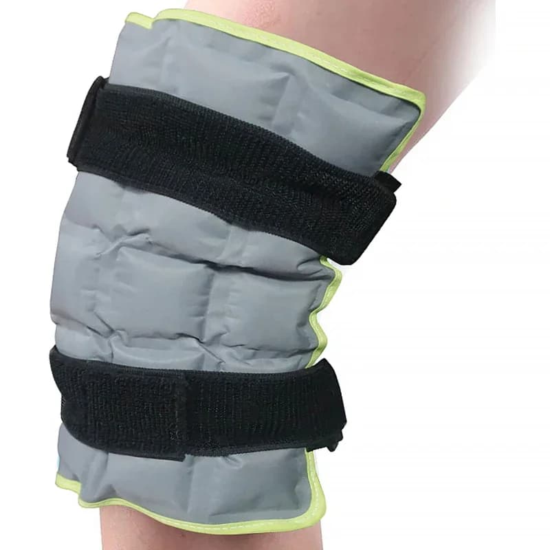 Joelheira bloco de gelo envoltório para lesões auto-absorvente água joelheiras bloco de gelo fisioterapia compresas quentes joelheiras aquecidas