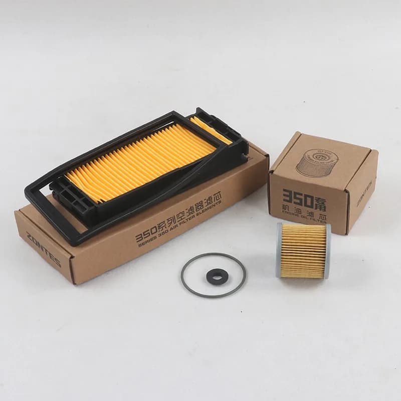 Elemento do Filtro de Óleo Compatível com ZONTES ZT350-X-R1-T1-V, Elemento do Filtro de Ar GK350, Acessórios do Filtro de Óleo
