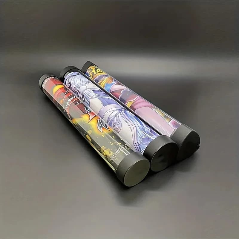 Porta-cartões transparente de 60 mm - Tapete e armazenamento de cartões para jogos PTCG, organizador de jogos durável