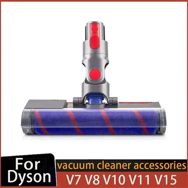 Cabeça de escova de rolo macio para dyson v7 v8 v10 v11 sv12 v15 vara sem fio aspiradores peças acessório piso madeira