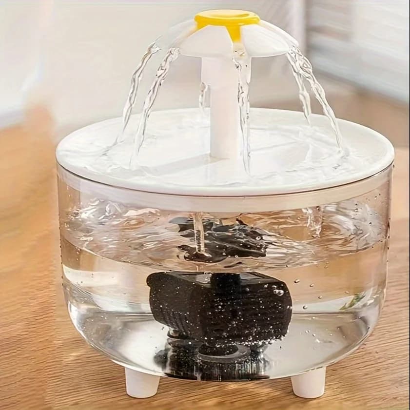 Usb elétrico mudo 1l fonte de água para animais de estimação automático gato bebida tigela filtro pet dispensador bebedor para gatos filtro de