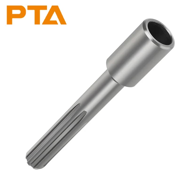 Ponteira SDS Max D20MM para Estaca de Aterramento 160x28MM, Haste de Aterramento em Aço Temperado para Furadeira de Impacto SDS Max