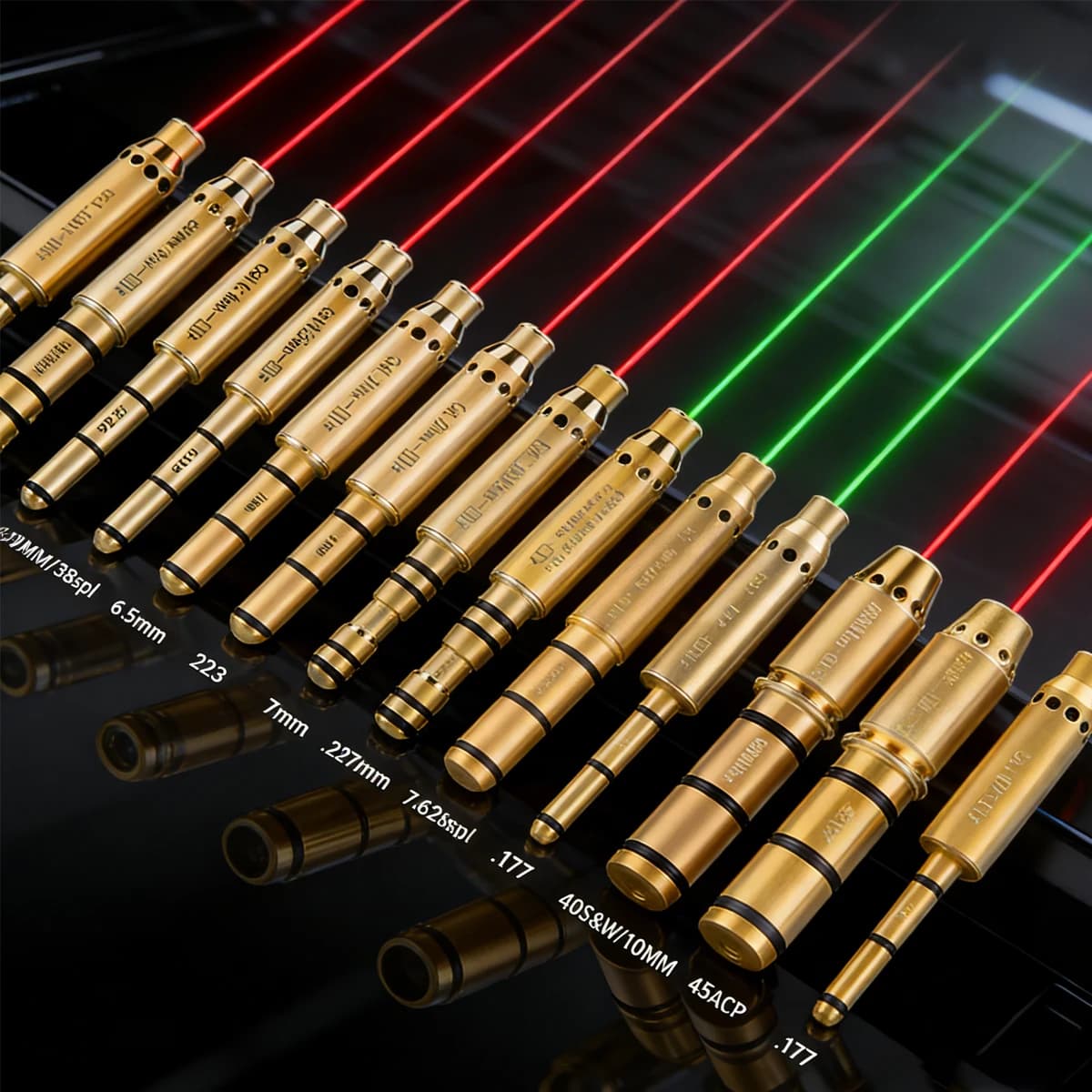 Novo Lançamento: Mira Laser Vermelha para Calibres .177, .22LR, 7.62, 9mm, 6.5mm, 7mm, .38 SPL, .223 - Balas de Treinamento e Caça para Alinhamento