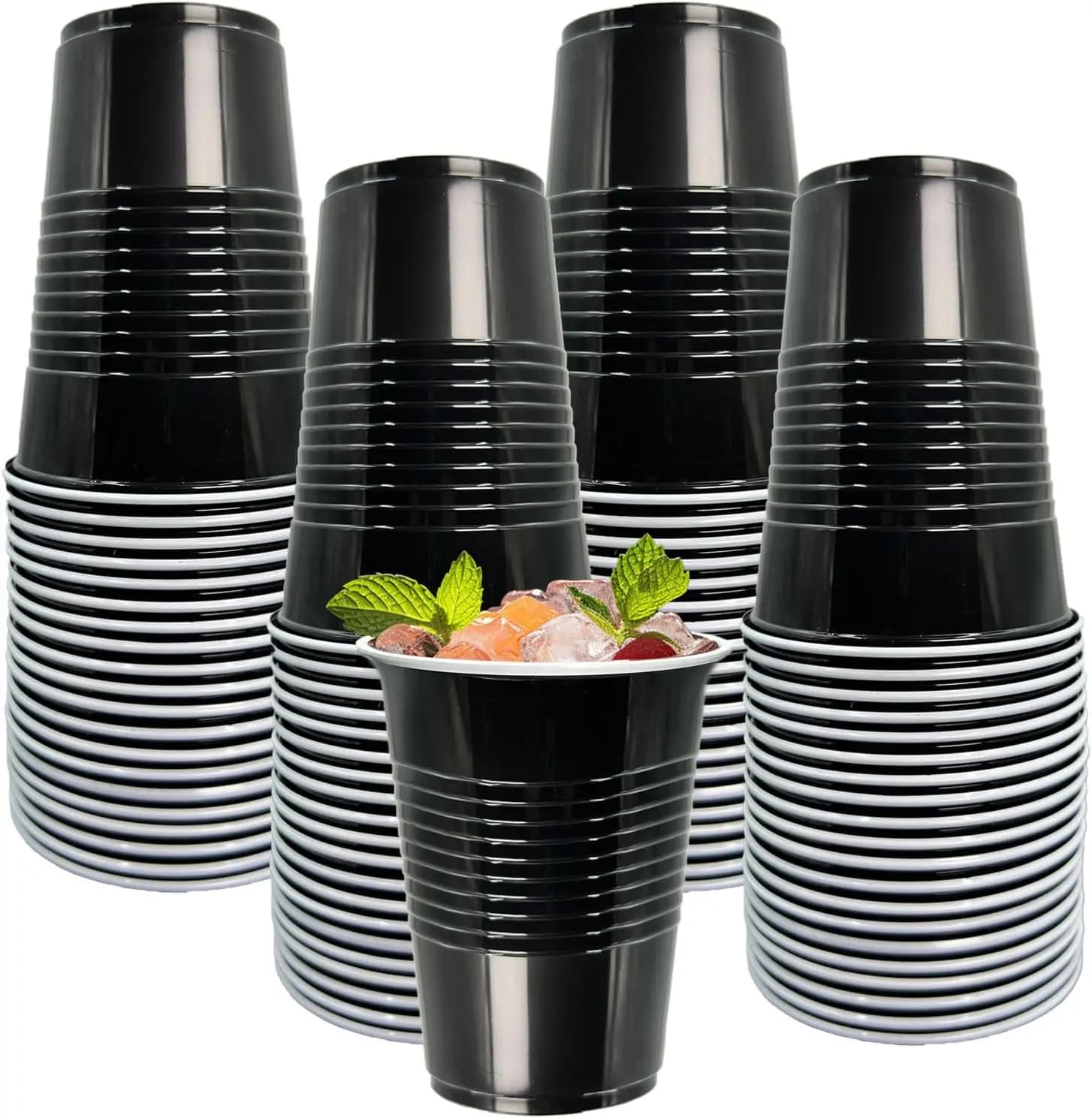 Copos Plásticos Múltiplos, Copos Descartáveis, Copos para Festas, Adequados para Cerimônias de Formatura, Bebidas, Refrigerantes, Sucos,