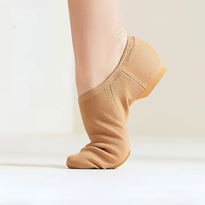 Mulheres sapatos de balé estiramento pano solas macias sapatos de dança jazz crianças menina clássico yoga sapatos de treinamento feminino tamanho
