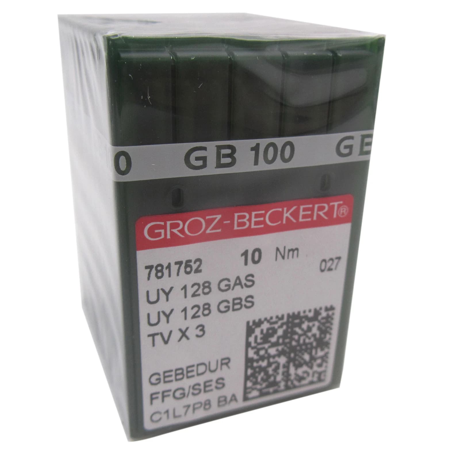 Groz-Beckert Gebedur titânio para máquinas CoverStitch, FFG SES, UYX128GAS UYX128GBS TVX3