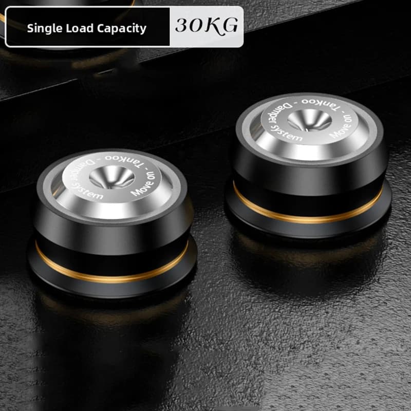 4-pack, prego do pé do amortecedor do alto-falante, almofada do pé do amortecedor do subwoofer para áudio hi-fi